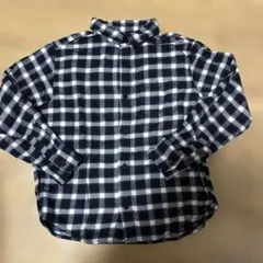 無印良品 キッズ チェックシャツ 120