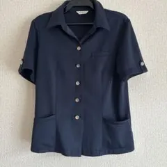 SELERY 半袖シャツ ネイビー