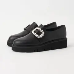 DIANA（ダイアナ）　デザインパンプス （黒カーフ）