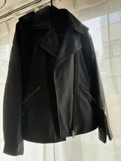ALLSAINTS レザーライダースジャケット ブラックのサムネイル