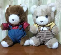 昭和レトロ　サンアロー　くまのマック2体