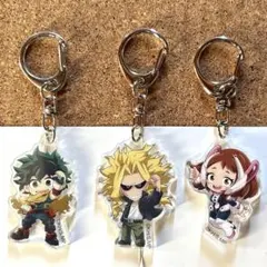 ヒロアカ　緑谷出久　オールマイト　麗日お茶子　GIGO ミニアクリルチャーム