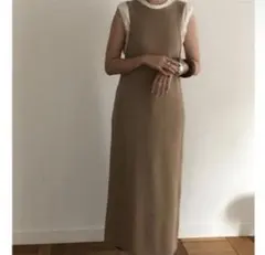TODAYFUL ノースリーブ ロングワンピース アイボリー - メルカリ