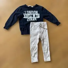 H&M ZARAトレーナーとパンツセット 80cm 上下