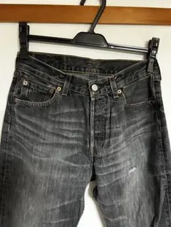 スペイン製 Levi's 501-0124 ブラックデニムパンツ
