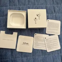 AirPods 4アクティブノイズキャンセリング機能搭載 箱のみ