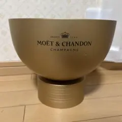 MOËT & CHANDON ゴールドシャンパンクーラーボウル(グラス付き)のサムネイル