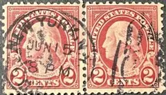 5¢ U.S. POSTAGE ジョージ・ワシントン 使用済み切手 288 George Washington Stamp Stock Photos - Free & Royalty-Free