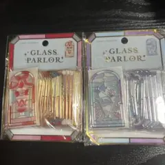 【新品、未開封】クーリア グラスパーラーステッカー パフェ 2個セット