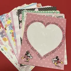 メモ帳　ディズニー　ミッキーandミニー　バラメモ　４５枚　おすそ分け