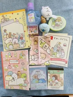 すみっコぐらし　グッズセット 12点　メモ帳 ティッシュカバー　など