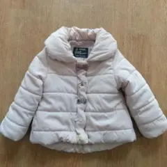 petit main ピンク 中綿リボンジャケット