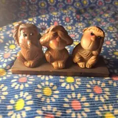 見ざる言わざる聞かざる さる