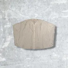 AS KNOW AS 半袖ブラウス サイズ5 ホワイト ワイド ドルマンスリーブのサムネイル