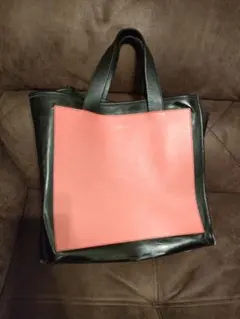 ■FURLA フルラ トートバッグ ブラック×ピンク