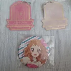 アイカツ5th 大空あかり、瀬名翼　缶バッジ、サインキーホルダーセット アイカツ5th 大空あかり、瀬名翼 缶バッジ、サインキーホルダーセット