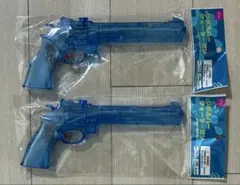 【新品未開封】ダイソー リボルバーウォーターガン 青 2個セット 水鉄砲 推し活のサムネイル