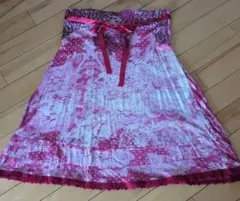デシグアルレース模様 膝丈スカート系Мのサムネイル