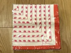 Jim Thompson シルクスカーフ ピンクの象