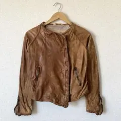 GIORGIO BRATO ジョルジオブラット レザーブルゾン ジャケット 38