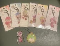 おそ松さん アクリルキーホルダー ラテ柄 6つ子セット