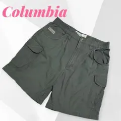 Columbia コロンビア　グレー カーゴショートパンツハーフパンツメンズ32
