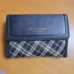 BLUE LABEL CRESTBRIDGE 二つ折り財布 チェック柄