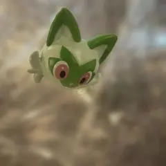 ニャオハ指輪　ガチャガチャ
