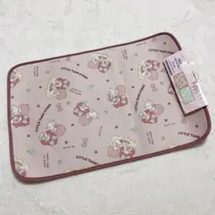 リトルツインスターズ キキララ 50th インテリアマット 40cm×60cm