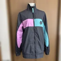 PUMA チェック柄 ウィンドブレーカー