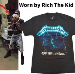 Rich The Kid着用 Metallica公式T Lサイズ / 黒
