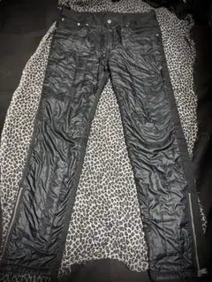 swagger nylon&denim zip skinny pantsのサムネイル