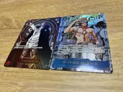 エースコミパラ シャンクス銀カード セット ワンピースカード 受け継がれる意志