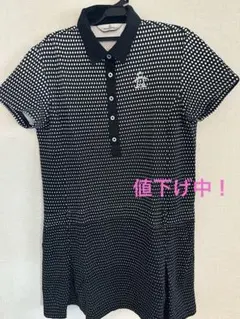 新品タグ付】ラウドマウス ゴルフワンピース ゴルフボール柄 ホワイト 