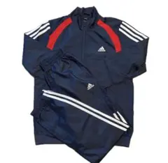 アディダス ウインドブレーカー セット 小学生 150cm 紺色 男の子