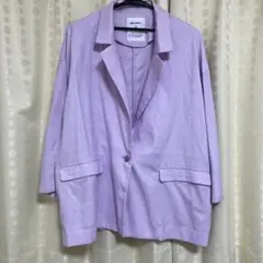 ニコアンド　ジャケット　フリーサイズ　薄いピンク