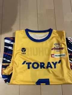 東レアローズ　TORAY Arrows LOHUIS シャツ イエロー　#7
