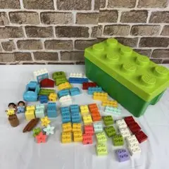 LEGO レゴ デュプロ ブロック 人形 車 収納ボックス まとめ売り