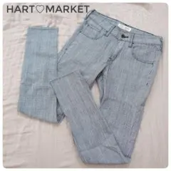 ハートマーケット　チェック　スキニーパンツ　ss