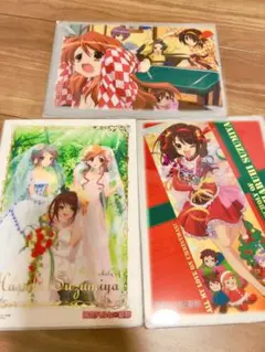 涼宮ハルヒの憂鬱 キャラクターグッズ 3点セット