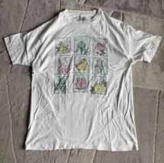 90s usa製　花柄Tシャツ　シングルステッチのサムネイル