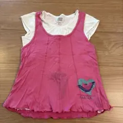 ARMANI JUNIOR レイヤード風 トップス ピンクのサムネイル