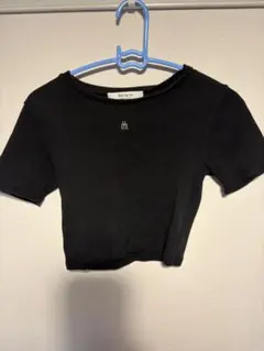 Her lip to クロップド丈 Tシャツ ブラックのサムネイル