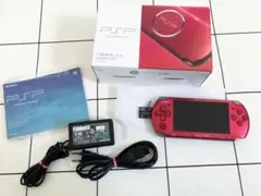 SONY PSP 3000 レッド 美品 動作確認済み 付属品フル