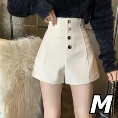 【ウエストデザイン】ハイウエスト ショートパンツ  Mサイズ H&M ZARA