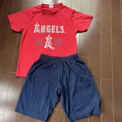MLB　ANGELS Tシャツ ハーフパンツ　キッズ150cm　上下セット