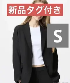 【新品タグ付き】UNIQLO ユニクロ　感動ジャケットブラック Sサイズ