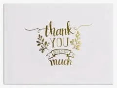 [新品]Thank You メッセージカード セット お礼カード