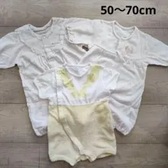 ベビー　コンビ　ロンパース　3点　女の子