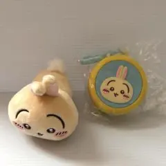 ちいかわ うさぎ プライズ まんまるポーチ ねそべりマスコット